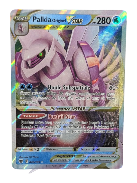 Pokemon Palkia Originel VSTAR 040/189 - Ultra Rare -FR NM