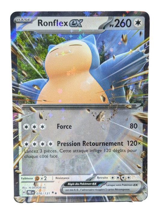 Pokemon Ronflex Ex 076/131 -Double Rare -FR NM