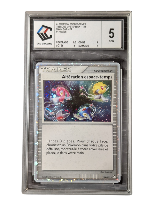 Pokemon Trainer Alteration espace Temps  124/123- FR Gradée CCC 5 Bon