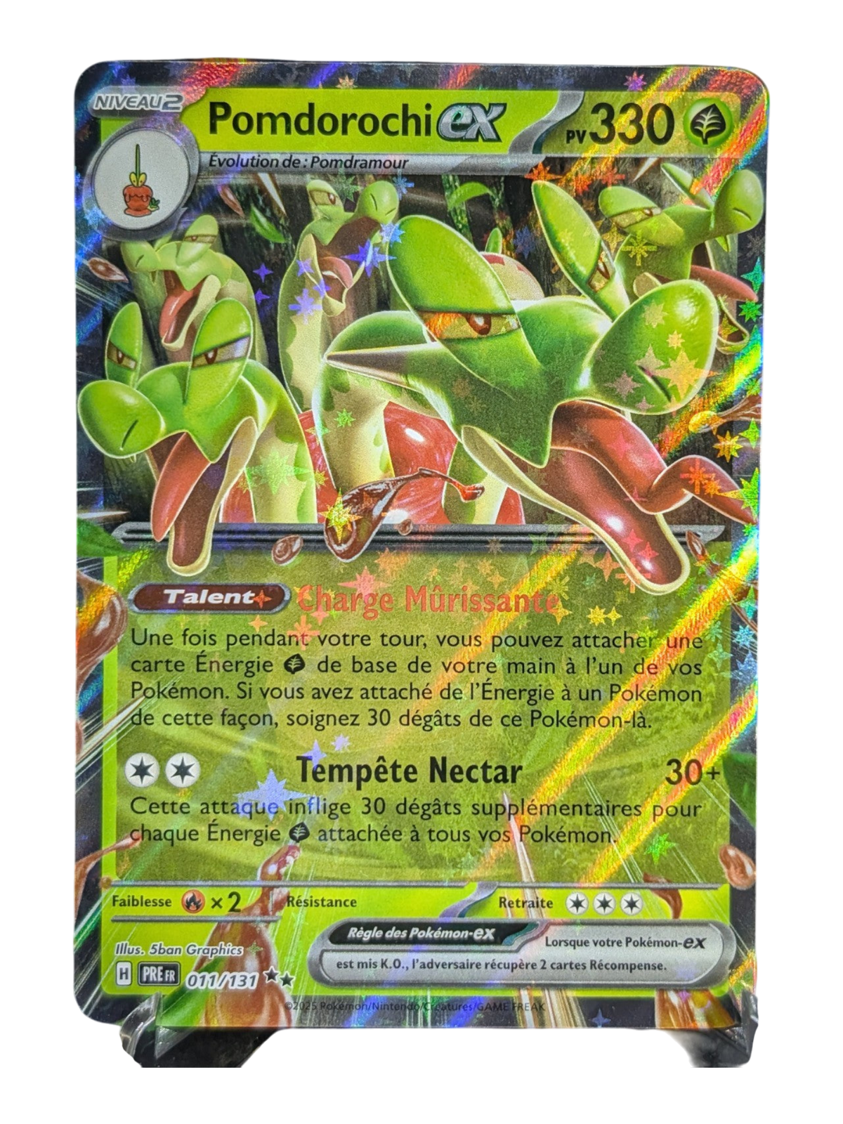 Pokemon Pomdorochi Ex 011/131 -Double Rare -FR NM