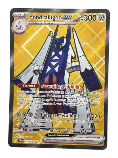 Pokemon Pondralugon ex 224/191  - Ultra Rare  - FR NM