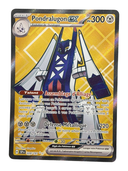 Pokemon Pondralugon ex 224/191  - Ultra Rare  - FR NM