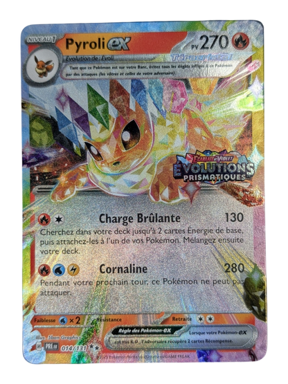 Pokemon Pyroli ex 14/131 014/131 - PROMO STAMP-FR NM