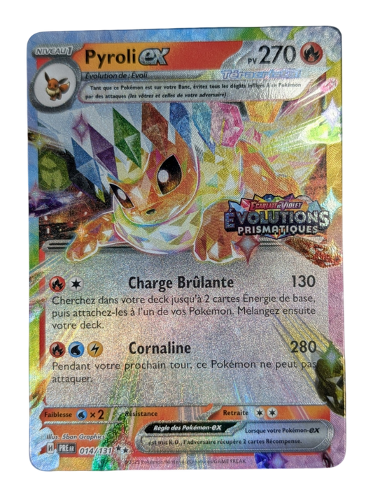 Pokemon Pyroli ex 14/131 014/131 - PROMO STAMP-FR NM