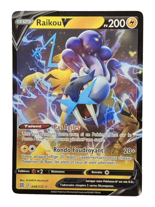 Pokemon Raikou V 048/172   - Ultra Rare -FR NM