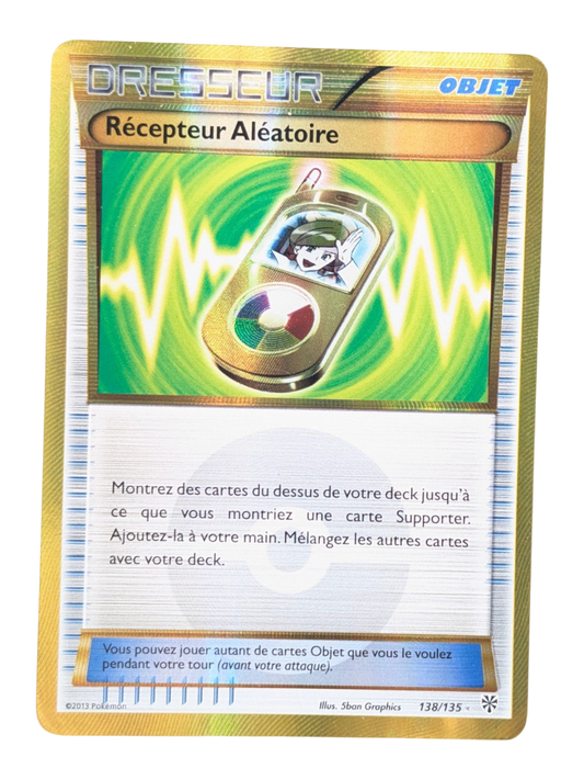 Pokemon  RECEPTEUR ALEATOIRE 138/135 Objet  -FR GD