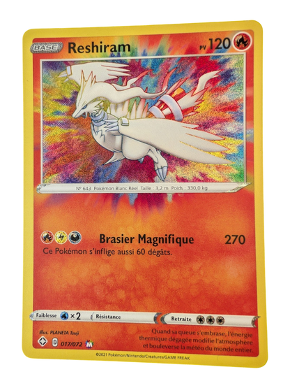 Pokemon  Reshiram Magnifique 17/72 - Ultra-rare -FR NM