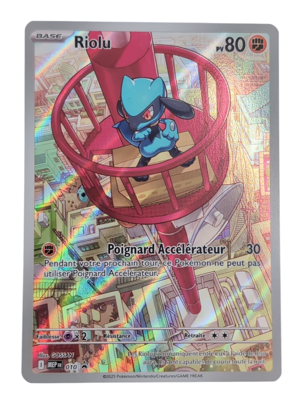 Pokemon Riolu 010 PROMO-FR NM