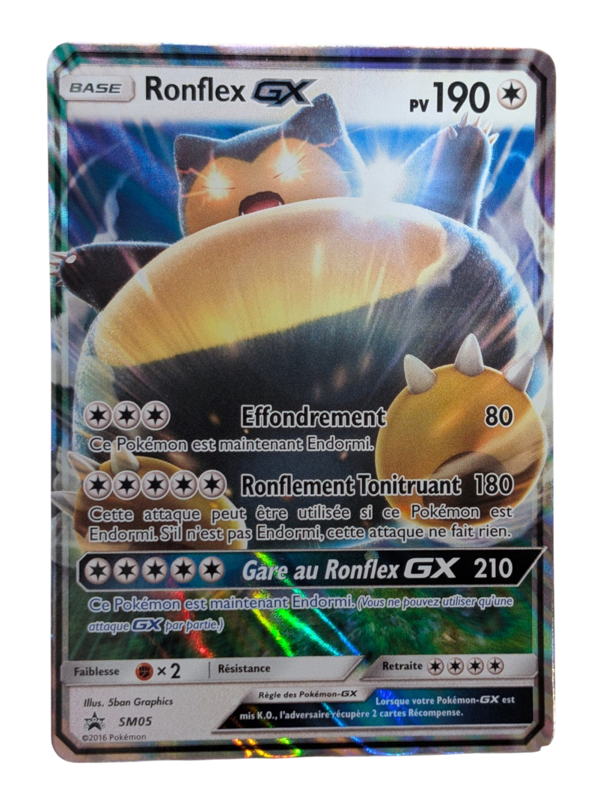 Pokemon  Ronflex GX SM05 - Promo -FR NM