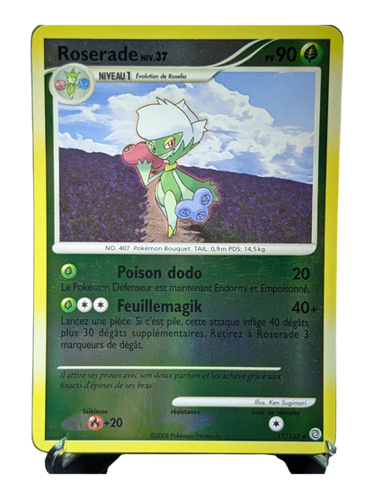 Pokemon Roserade 17/132 017/132-Reverse Holo-FR Excl