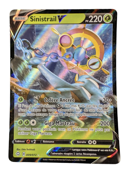 Pokemon Sinistrail V  009/72- Ultra Rare -FR NM