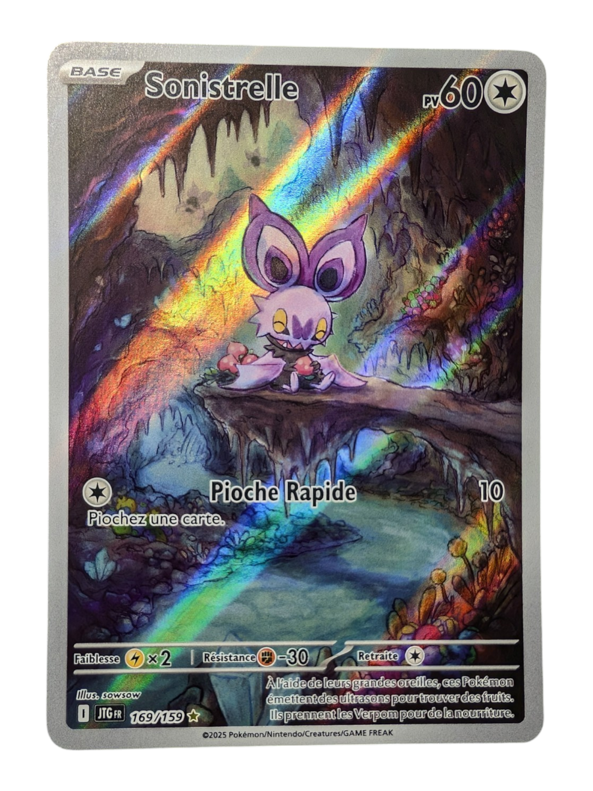 Pokemon Sonistrelle  169/159  - AR -FR NM