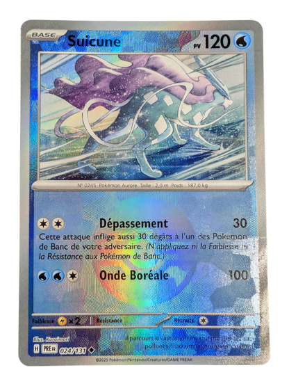 Pokemon Suicune 024/131 -REVERSE POKEBALL-FR NM