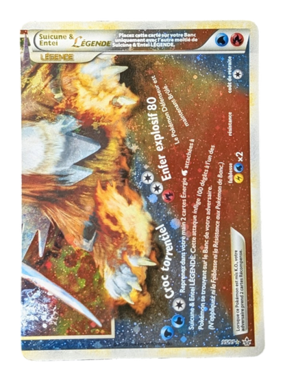 PokemoSuicune et  Entei Légende 95/95  095/095 FR Good