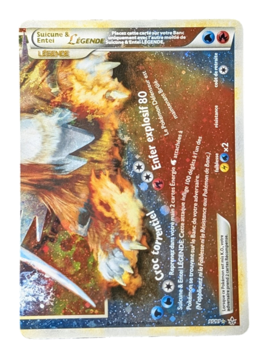 PokemoSuicune et  Entei Légende 95/95  095/095 FR Good