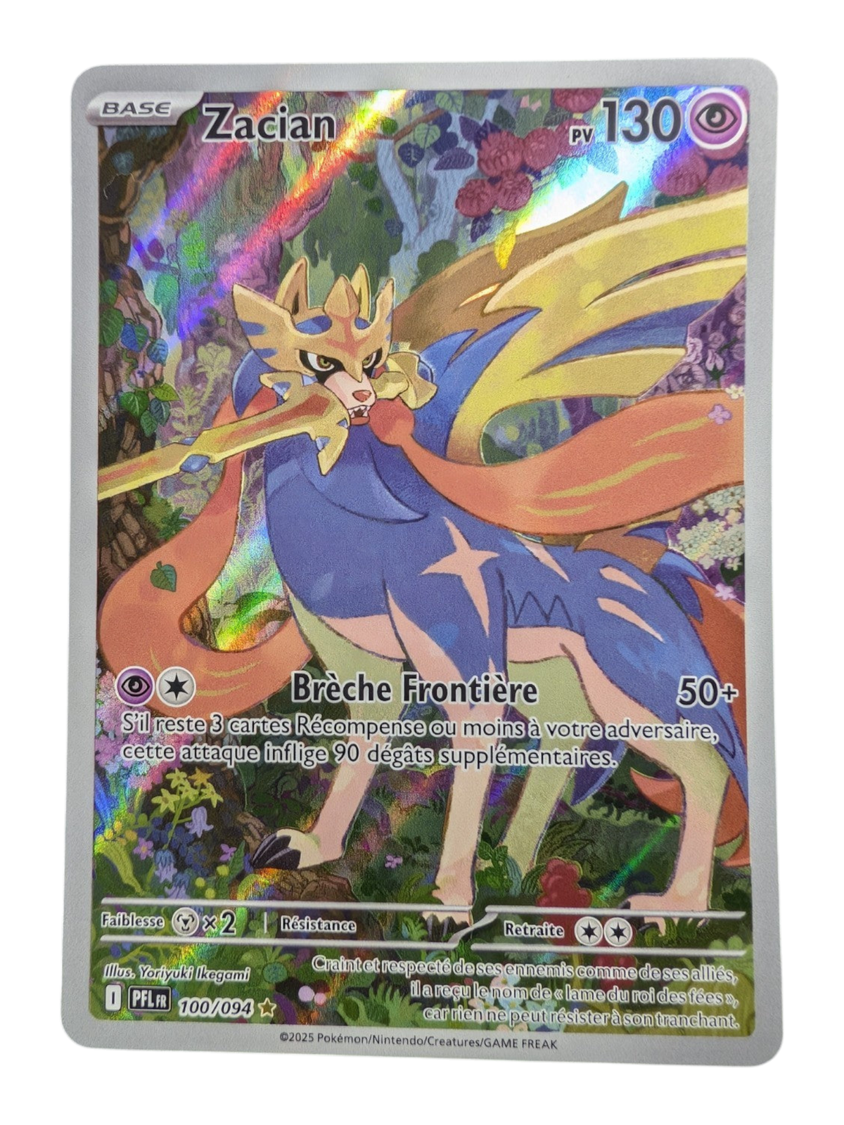 Pokemon Zacian 100/94 -AR-FR NM
