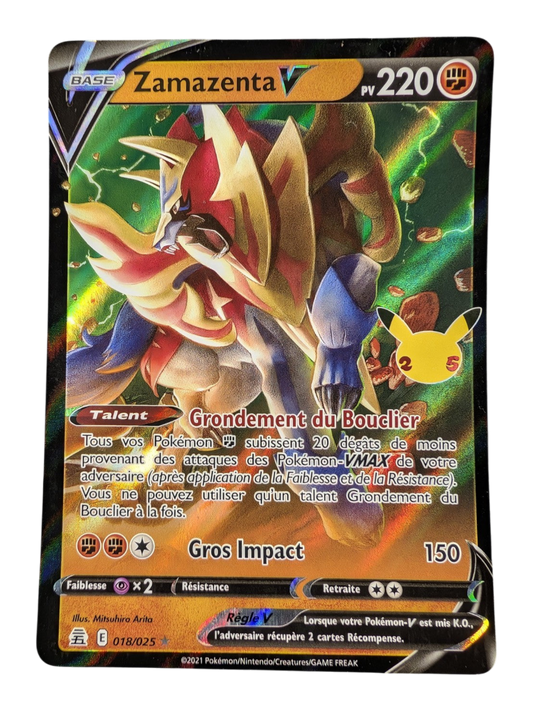 Pokemon Zamazenta V 18/25 - Ultra-rare -FR NM
